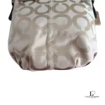 Coach brown and bronze monogram canvas crossbody bag, view 11