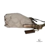 Coach brown and bronze monogram canvas crossbody bag, view 10