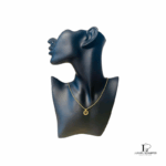 CHRISTIAN DIOR 'CD' Round Top Necklace