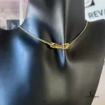 Nina Ricci NR round gold-tone Swarovski necklace, view 8