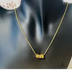 Christian Dior CD cube pendant gold-tone necklace, view 10