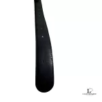 Givenchy men's black leather belt with gold-tone buckle, size 115, view 10