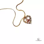 Christian Dior CD heart pendant gold-tone necklace, view 8