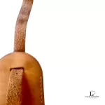 Louis Vuitton Vachetta leather luggage tag with gold-tone hardware, view 12
