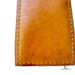 Louis Vuitton Vachetta leather luggage tag with gold-tone hardware, view 5