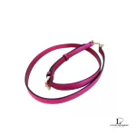 Michael Kors Hamilton Traveller fuchsia pink leather crossbody bag, view 7