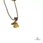 Mario Valentino gold-tone heart Swarovski necklace, view 8