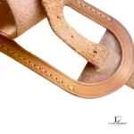 Louis Vuitton Vachetta leather luggage tag with gold-tone hardware, view 13