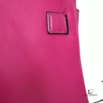 Michael Kors Hamilton Traveller fuchsia pink leather crossbody bag, view 9