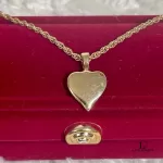 Mario Valentino gold-tone heart Swarovski necklace, view 10