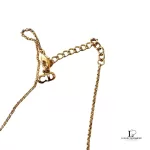 Christian Dior CD cube pendant gold-tone necklace, view 4