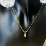 Christian Dior CD heart pendant gold-tone necklace, view 11