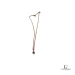 Nina Ricci NR teardrop gold-tone Swarovski necklace, view 2