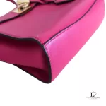 Michael Kors Hamilton Traveller fuchsia pink leather crossbody bag, view 12
