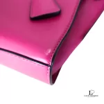 Michael Kors Hamilton Traveller fuchsia pink leather crossbody bag, view 13
