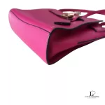 Michael Kors Hamilton Traveller fuchsia pink leather crossbody bag, view 14
