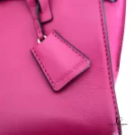 Michael Kors Hamilton Traveller fuchsia pink leather crossbody bag, view 15