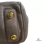 Marc by Marc Jacobs taupe large leather career bag, view 8