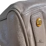 Marc by Marc Jacobs taupe large leather career bag, view 10