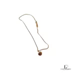 Nina Ricci NR round gold-tone Swarovski necklace, view 3