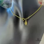 Mario Valentino gold-tone heart Swarovski necklace, view 14