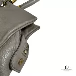 Marc by Marc Jacobs taupe large leather career bag, view 12