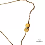 Christian Dior CD cube pendant gold-tone necklace, view 6
