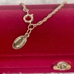 Mario Valentino gold-tone heart Swarovski necklace, view 11