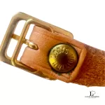 Louis Vuitton Vachetta leather luggage tag with gold-tone hardware, view 10