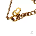 Christian Dior CD cube pendant gold-tone necklace, view 7