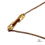 Nina Ricci NR round gold-tone Swarovski necklace, view 5
