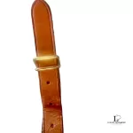 Louis Vuitton Vachetta leather luggage tag with gold-tone hardware, view 8