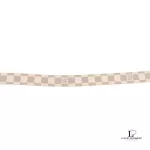Louis Vuitton Saint Tulle Carré Damier Azur belt, model M9678, size 80, view 5