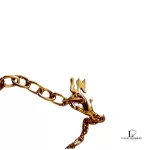 Nina Ricci NR teardrop gold-tone Swarovski necklace, view 4