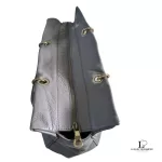 Marc by Marc Jacobs taupe large leather career bag, view 25