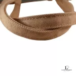 Louis Vuitton Fondation Museum Paris exclusive limited white and brown canvas tote bag, view 12