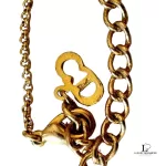 Christian Dior CD cube pendant gold-tone necklace, view 9