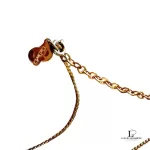 Christian Dior CD heart pendant gold-tone necklace, view 4