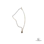 Mario Valentino gold-tone heart Swarovski necklace, view 2