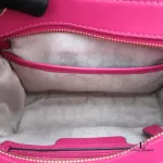 Michael Kors Hamilton Traveller fuchsia pink leather crossbody bag, view 22