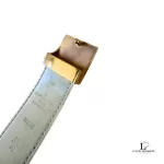 Louis Vuitton Saint Tulle Carré Damier Azur belt, model M9678, size 80, view 8