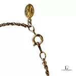 Mario Valentino gold-tone heart Swarovski necklace, view 4