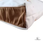 Louis Vuitton Fondation Museum Paris exclusive limited white and brown canvas tote bag, view 5