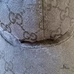 Gucci Guccissima Sherryline black GG baseball cap, size XL, made in Italy, view 5