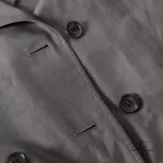 Burberry London grey cotton double-breasted trench coat, size 36, view 5