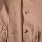 Alexander Wang brown tan cotton double-breasted trench coat, size 2, view 8