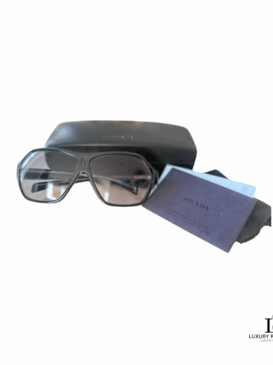PRADA Dark Aviators SPR191 CR Lenses Carbone Sunglasses