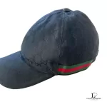 Gucci Guccissima Sherryline black GG baseball cap, size XL, made in Italy, view 3