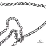 Vivienne Westwood 2D half orb silver necklace, view 6