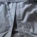 Burberry London grey cotton double-breasted trench coat, size 36, view 20